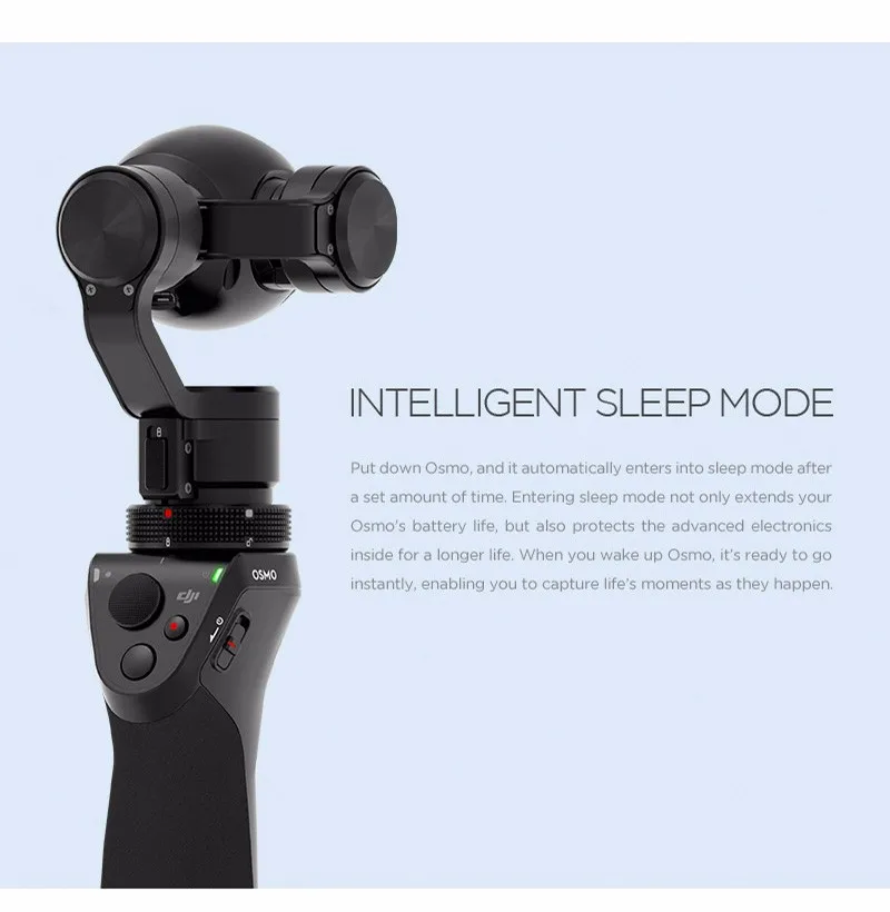 Free Gift DJI Osmo Handheld 4K Camera And 3 Axis Gimble Stabilizer Gimbal 3 Axis Gimbal DJI Phantom 3 EMS Free