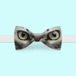 Бесплатная доставка 2019new Модный повседневный мужской оригинальный бренд ручной работы печатный галстук-бабочка для кота банкетные