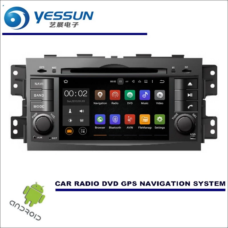 Top YESSUN Wince / Android Car Multimedia Navigation For Kia Mohave / Borrego 2008~2016 CD DVD GPS Player Navi Radio Stereo Screen 0