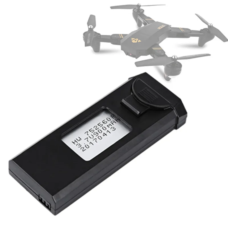 Складной Дрон Квадрокоптер TIANQU Visuo XS809 Lipo Battery 4 шт./лот 3 7 в 900 мАч 30C S809HC XS809HW XS809W|lipo