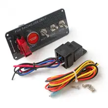 12V 30A Racing Car Ignition Switch Panel Engine Start Push Button LED Toggle 12V 30A Racing Car Ignition Switch Panel Engine Start Push Button LED Toggle