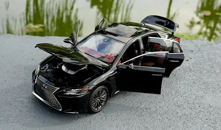 Высокая симуляция LEXUS LS500, усовершенствованная Коллекция Модель 1:18 игрушечных автомобилей из сплава, литая металлическая модель автомобиля
