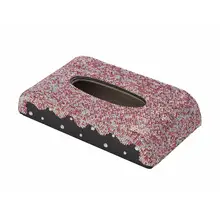 Автомобильный контейнер для салфеток держатель для салфеток с бриллиантом