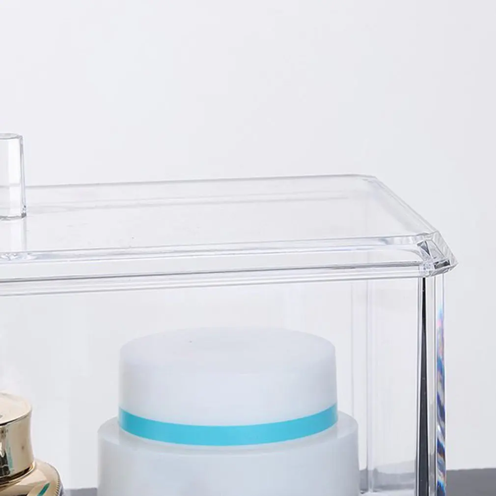 Acrylic Jewelry Cosmetic Storage Drawers Display Transparent Makeup Organizer Boxes Case Cosmetic Storage Box-Y-2801