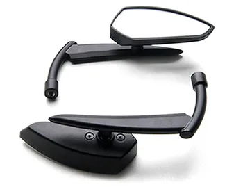 

Brand new Custom Rear View Mirrors Black Pair w/Adapters For Suzuki Boulevard S40 S50 S83
