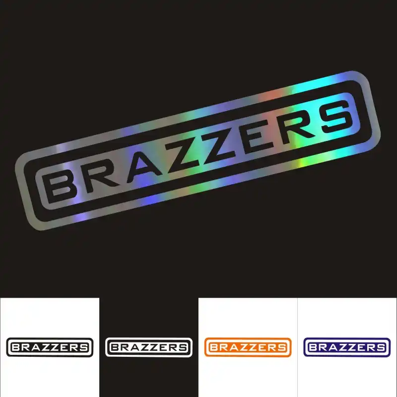 Rylybons Car Sticker Brazzers Funny Car Styling Decals Car Body Bumper ...