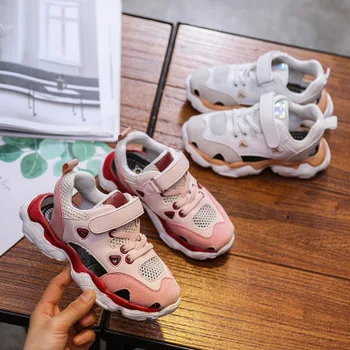 

Explosion trend boy breathable sandals girls sports shoes spring and summer new casual children's net red old shoes