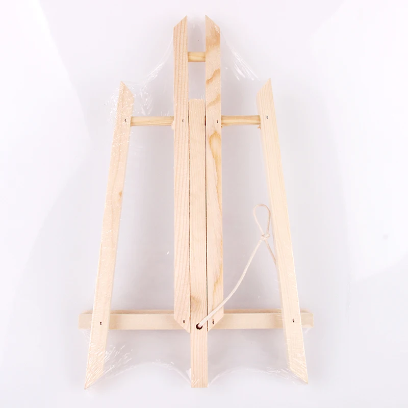 

40cm height Wooden mini-desktop children easel pinewood small easel mini-display frame
