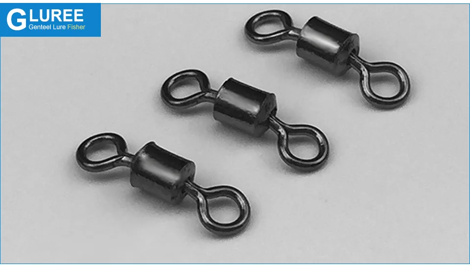 GLUREE-50PcsLot-Stainless-Steel-8-Word-Loop-Ball-Bearing-Swivel-Solid-Rings-Fishing-Connector-Accessories-Fishing-Tools_09
