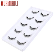 Ресницы Lashes Косплей Популярные Новые Большая распродажа! 5 пара Мода природных ручной Длинные Накладные черные ресницы Mak Прямая поставка 17aug16