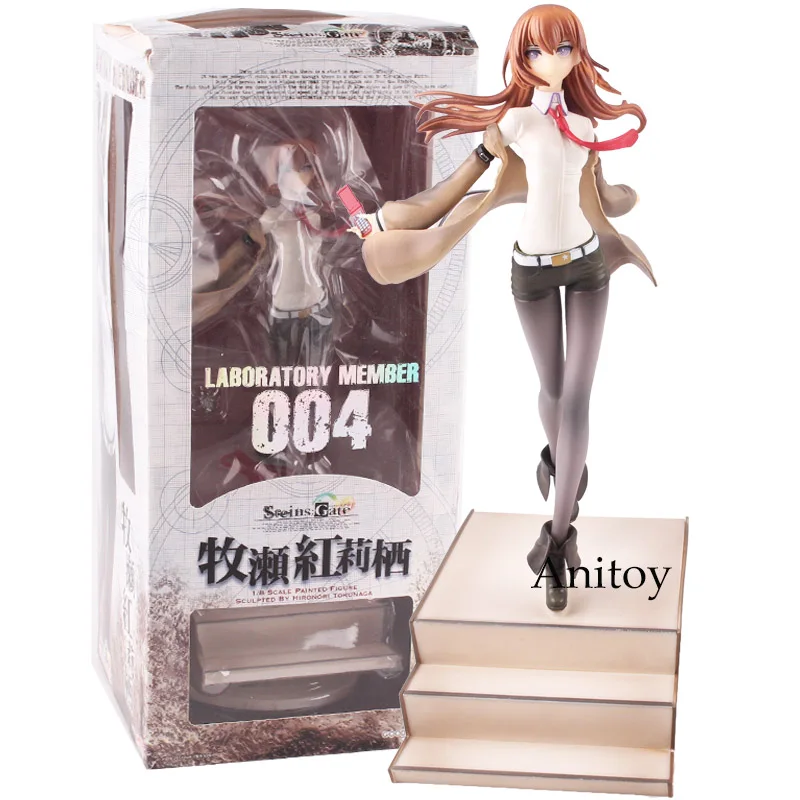 

Steins Gate Makise Kurisu Laboratory Member 004 1/8 Scale Painted Figure Collectible Model Toy