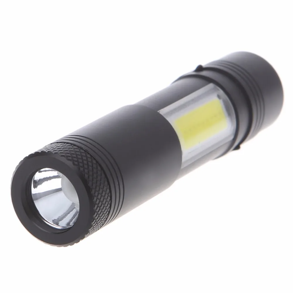 Фонарик HNGCHOIGE XPE + COB светодиодный фонарь 4 режима|led torch lamp|mini flashlightled |