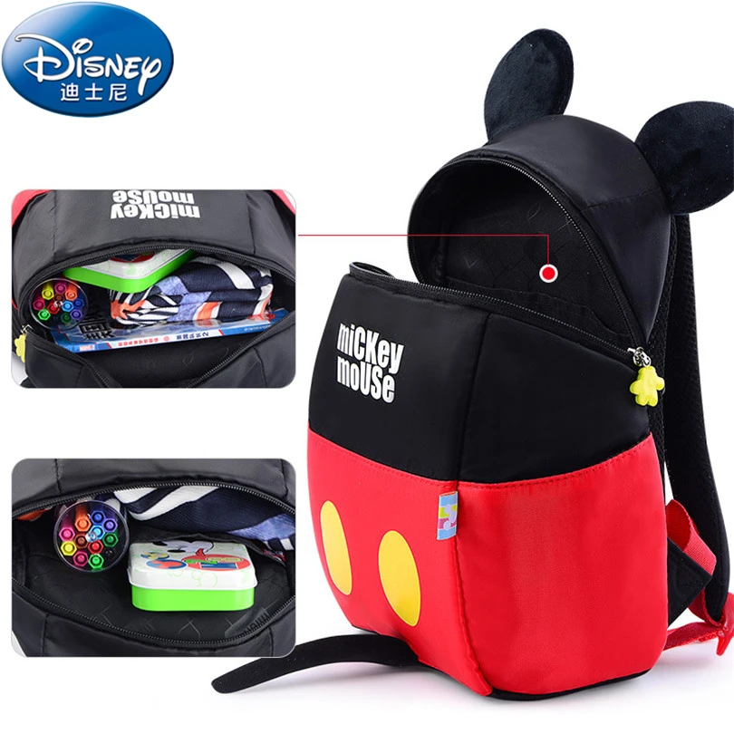 Детские рюкзаки Disney 2019 с Микки и Минни школьные ранцы для детского сада детские