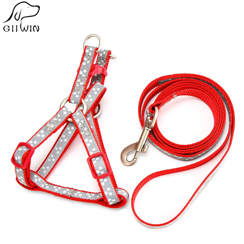 [GIIWIN] Dogs Leashes Sets for Small Pet Leash with Luminous Star All Seasons Breakaway Supplies YS0066 | Дом и сад