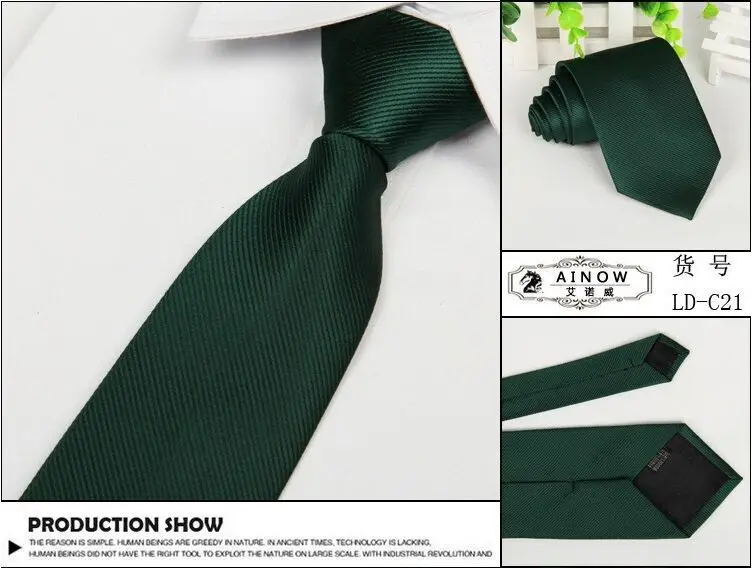 Шейные Галстуки 8 см, Нежные мужские модные повседневные Галстуки gravata masculina lotes, классические одноцветные простые мужские галстуки - Цвет: C21