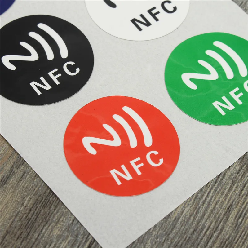 Новые 6 шт./лот NFC метки NTAG213 чип 888 Bytse Android записываемые программируемые смарт-метки Смарт NFC метки наклейки