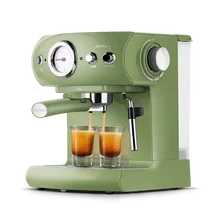 Bay Cui PE3606 кофемашина Бытовая полностью полуавтоматическая итальянская Коммерческая Паровая пенящаяся ретро-дизайн