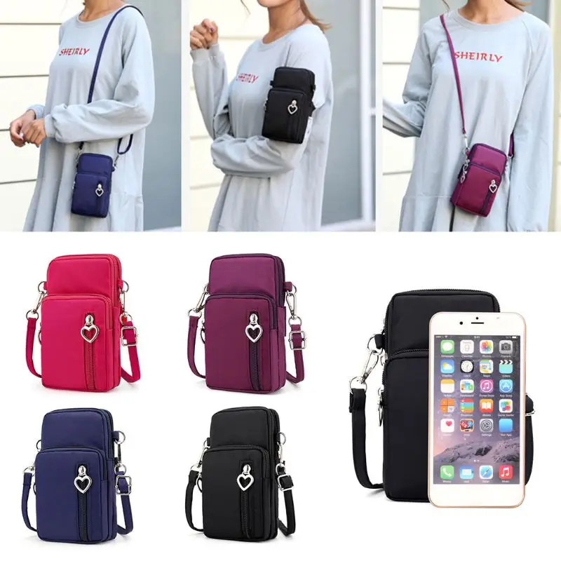

Crossbody Mobile Phone Shoulder Bag Pouch Case Belt Handbag Satchel Purse Wallet