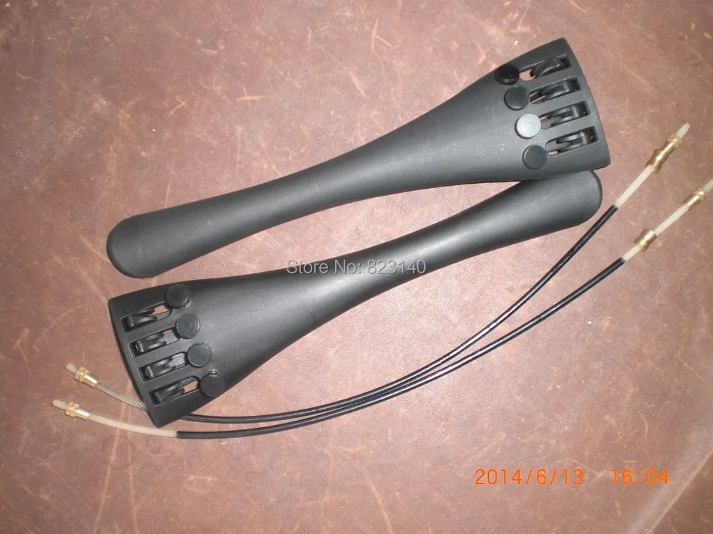 

2 PCs Cello Aluminum Alloy Tail piece 3/4 with tail guts