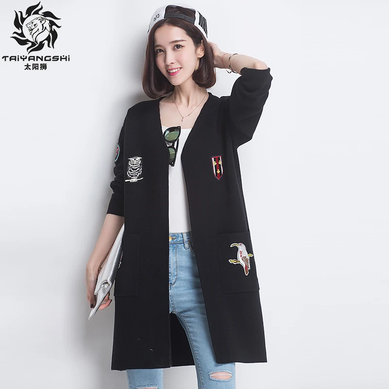 Aliexpress.com : Buy TAIYANGSHI Women Long Coat Warm Manteau Coats ...