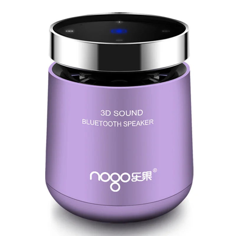 

Nogo B6500 Wireless Bluetooth 4.0EDR Speaker Subwoofer 3D Sound NFC Intelligent Speaker&Speakerphone Built-in 4G Memory