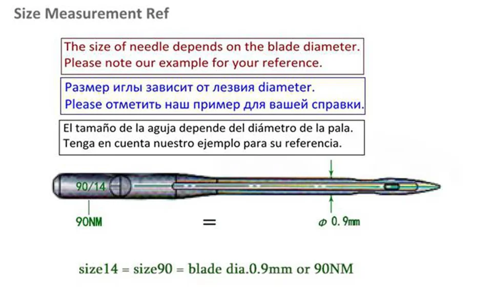 Швейные иглы 500 шт. DCX1 SY1225 82X1 81X1 621 подходит для Вязание Материал применен ко всем над замком Промышленная швейная машина