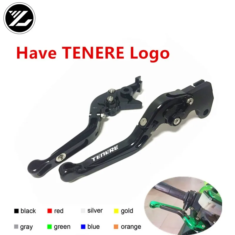 

TENERE LOGO Для YAMAHA XT1200ZE SUPER TENERE 14-2018 2010-2018 Мотоцикл Регулируемые Складные Выдвижные мотоциклетные Рычаги сцепления тормоза
