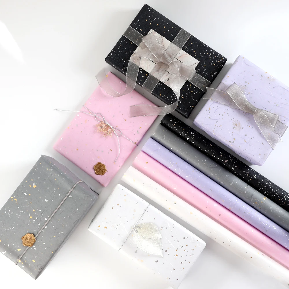 

60x60cm Gift Stars Sparkle Wrapping Paper Roll for Wedding Kids Birthday Holiday Baby Shower Gift Wrap Craft Paper Decor Gifts