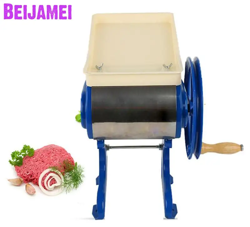 

BEIJAMEI Small Meat Cutting Machine Household Manual Meat Grinder Slicer Commercial Meat Shredder Cutter