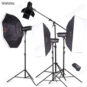 

600W High-Power flash studio photography lamp softbox Portrait shooting set Photo Studio kit CD50 T02