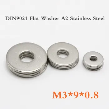 

1000pcs/lot DIN9021 M3 Flat Washer A2 Stainless Steel