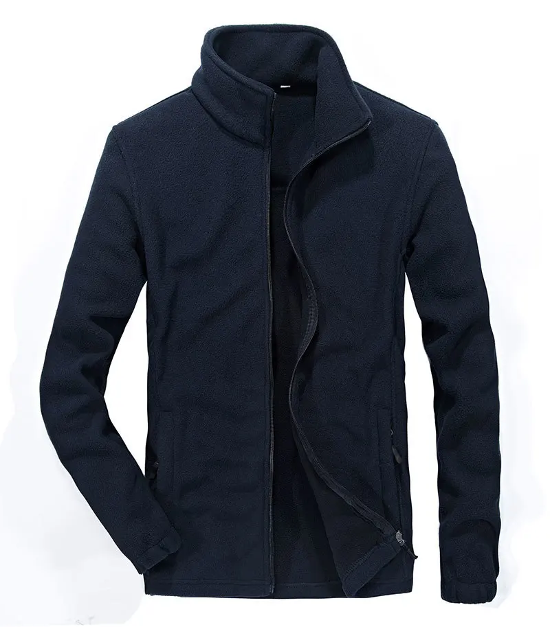 New Winter Liner Jacket Brand Military Fleece Coat & Jacket Men Stand Collar Design Asia Size Cargo Casual Coat Man Warm