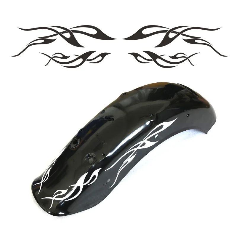 RearFenderFlameStickersDecalsForHarleySportsterDynaSoftail