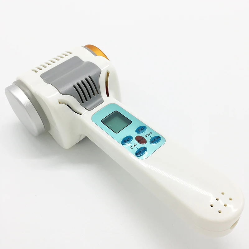 

Hot Cold Hammer Ultrasonic Cryotherapy Lymphatic Face Skin Lifting Tightening Massager Cryotherapy Therapy Beauty Machine