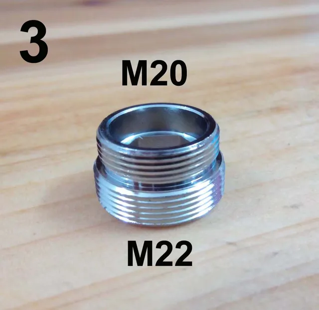16 18 20 22 24 28mm female or male thread faucet adapter change to M22in Aerators from Home