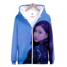 New ITZY 3D Tracksuit Loose Hoodie Sweatshirts Women/Men Autumn South Side Hoodies Women Oversize Clothes