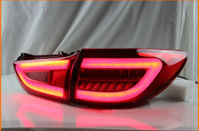 1 комплект бампера лампы для Mazda 6 задние фонари подходит для седан~ Mazda6 atenza задний фонарь дизайн светодиодные задние фары