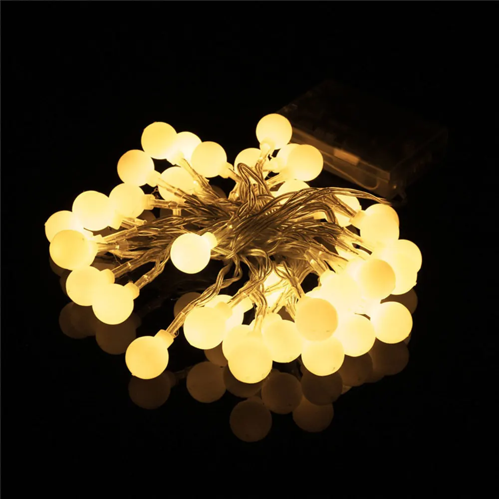 Buy 3.2M 30LED Warm White Light String Frosted Ball