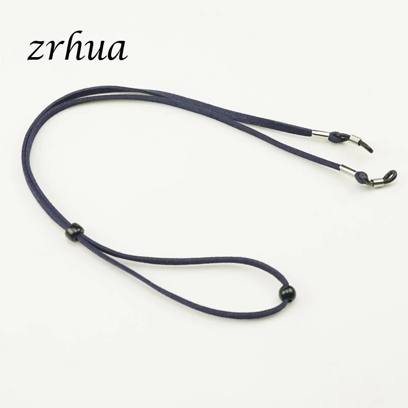 ZRHUA очки с регулируемой проволокой, ремешок для очков, удобный ремешок для очков, 1 шт., горячая защита от потери - Цвет: dark blue