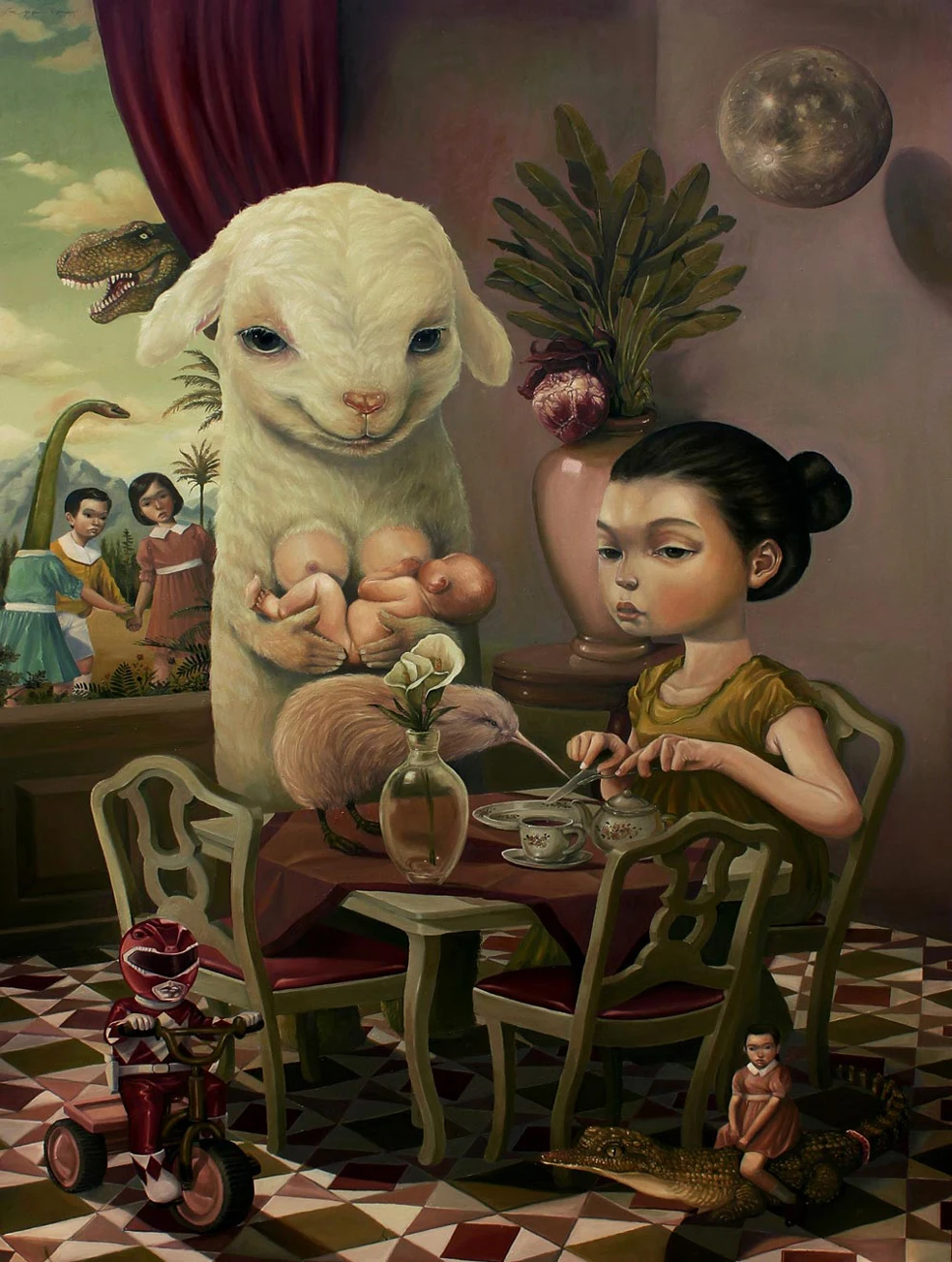 Mark Ryden Mark Ryde 1 панель абстрактное украшение на стену, живопись маслом плакат холст картина печать для гостиной домашний декор 15