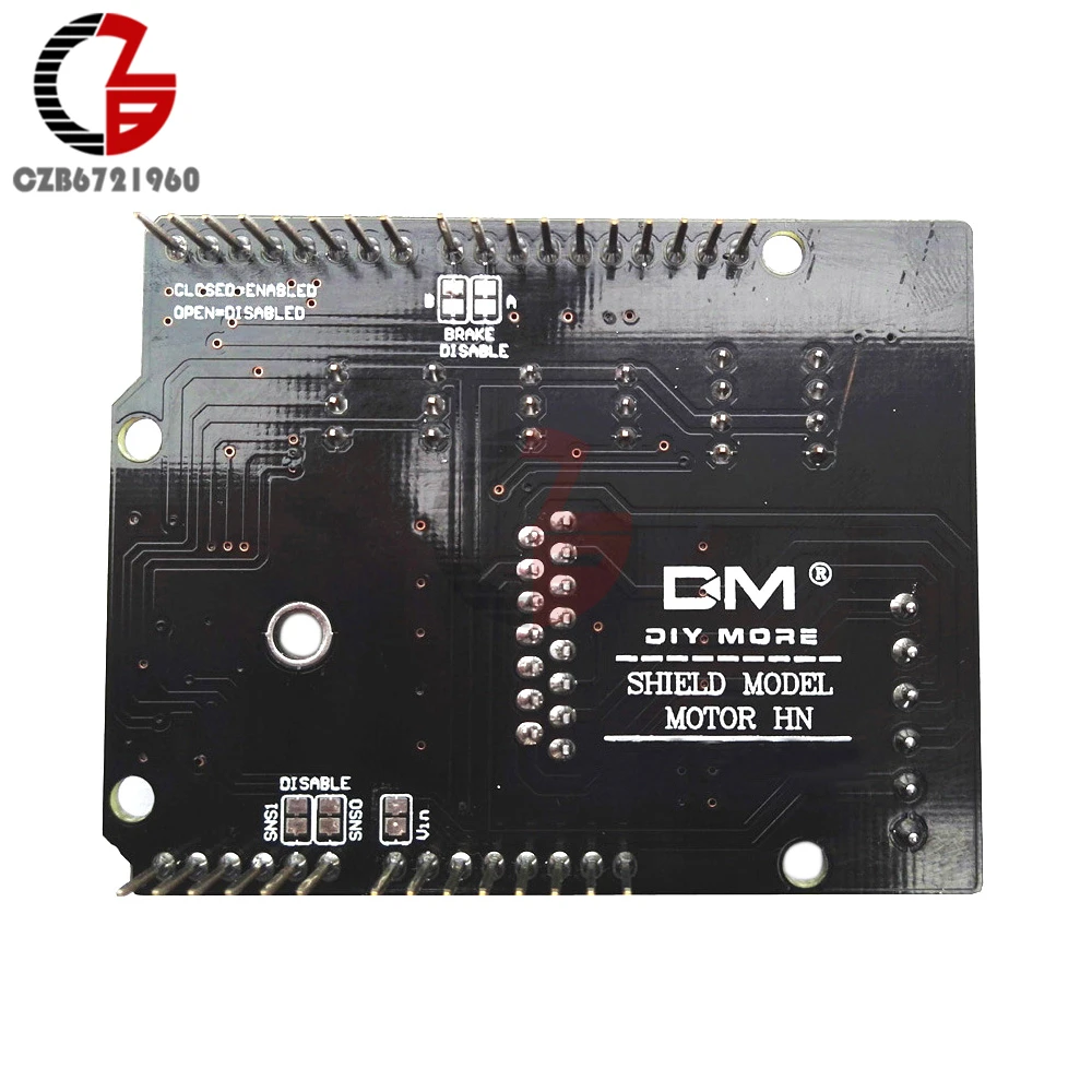 L298NH двухканальной DC Motor Driver щит 2A H-мост шаговый двигатель привода доска заменить L298P для Arduino UNO R3 MEGA2560 один