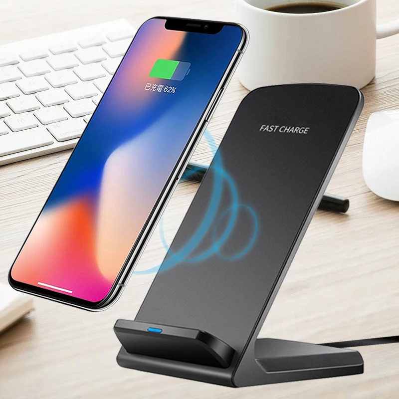 10W Qi Wireless Charger for iPhone X XS Max XR 8 plus Fast