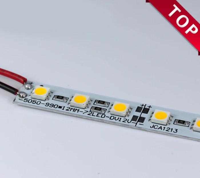 10 шт. супер яркий жесткий бар DC12V 50 см 36 led SMD 5050 Алюминий сплав светодиодное освещение для шкафа