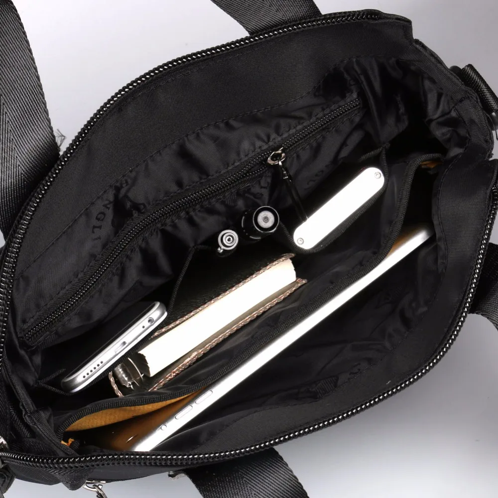 Men Briefcase Student Briefcase Ruil Multifunction Men Fashion Travel Laptop Briefcase Oxford Cloth Bags Leisure Toolkit Package