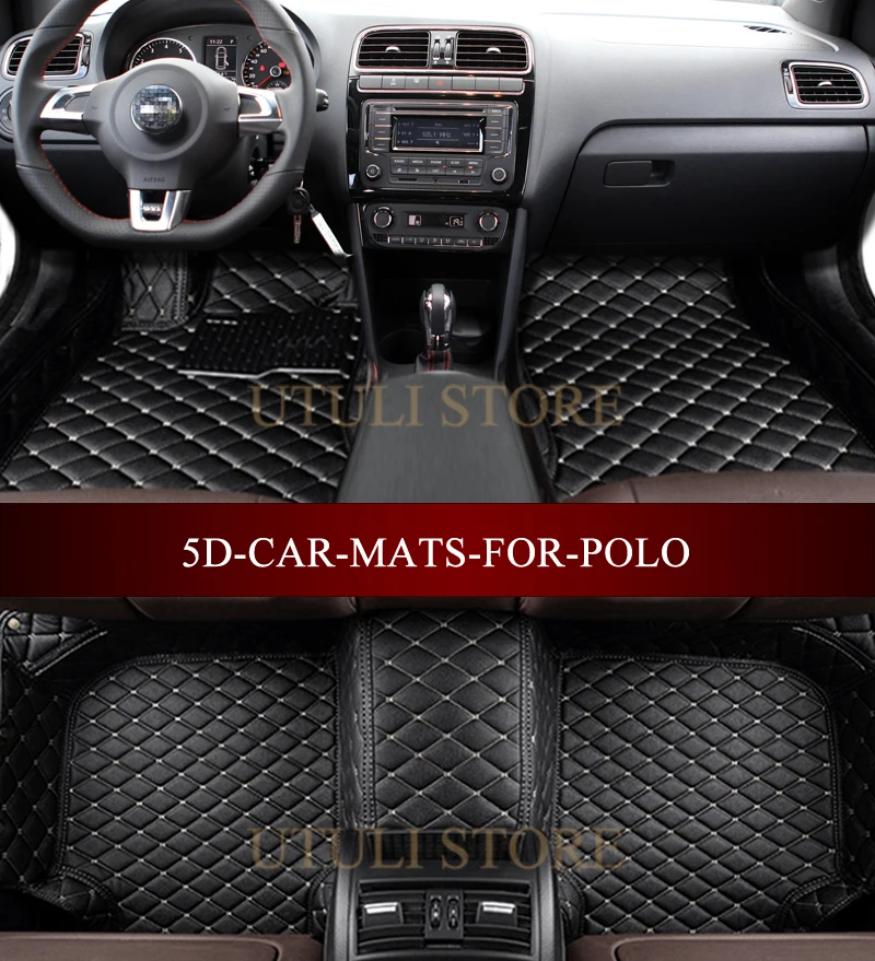 Buy Car floor mats for Volkswagen Polo GTI R WRC Fun CrossPolo 2004 2017 3D
