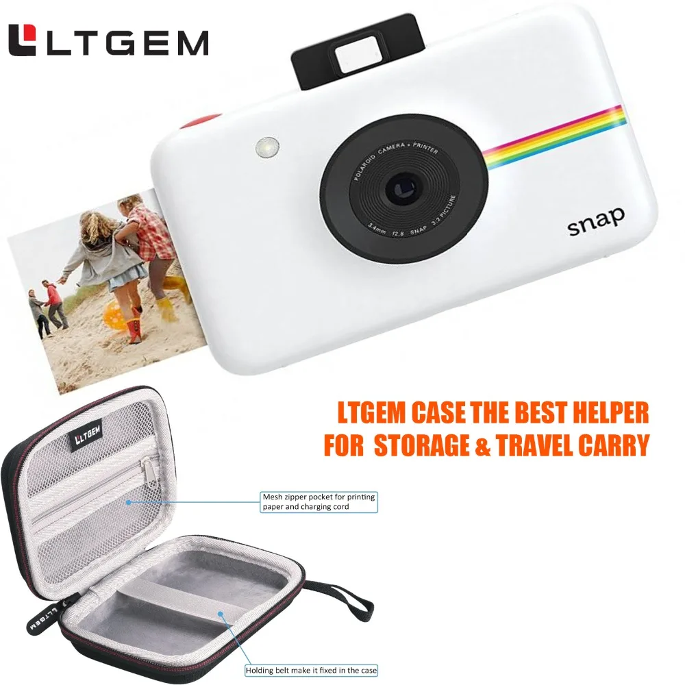 LTGEM Защитный Eva жесткий чехол для хранения путешествий для Polaroid Snap& Snap Touch мгновенная печать цифровой камеры