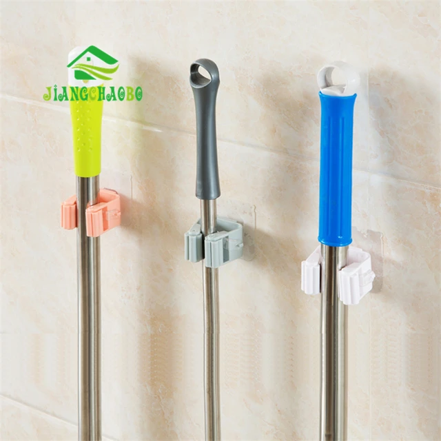JiangChaoBo Cucina Parete Mop Cremagliera Bagno Storage Mop Scopa ... JiangChaoBo Cucina Parete Mop Cremagliera Bagno Storage Mop Scopa ...