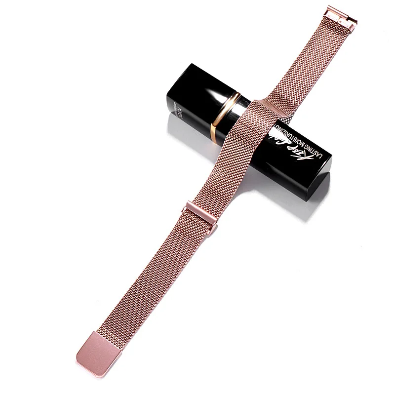 

Watch Accessories Ladies Colorful Stainless Steel Watch with Universal Star Magnet Watch Milanese Mesh Belt for DW Tissot IWatch