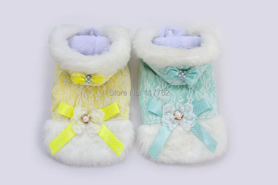 

New Coming Lace Hoodied Pet dogs Winter Vest Coat Free Shipping dogs coat pet coat