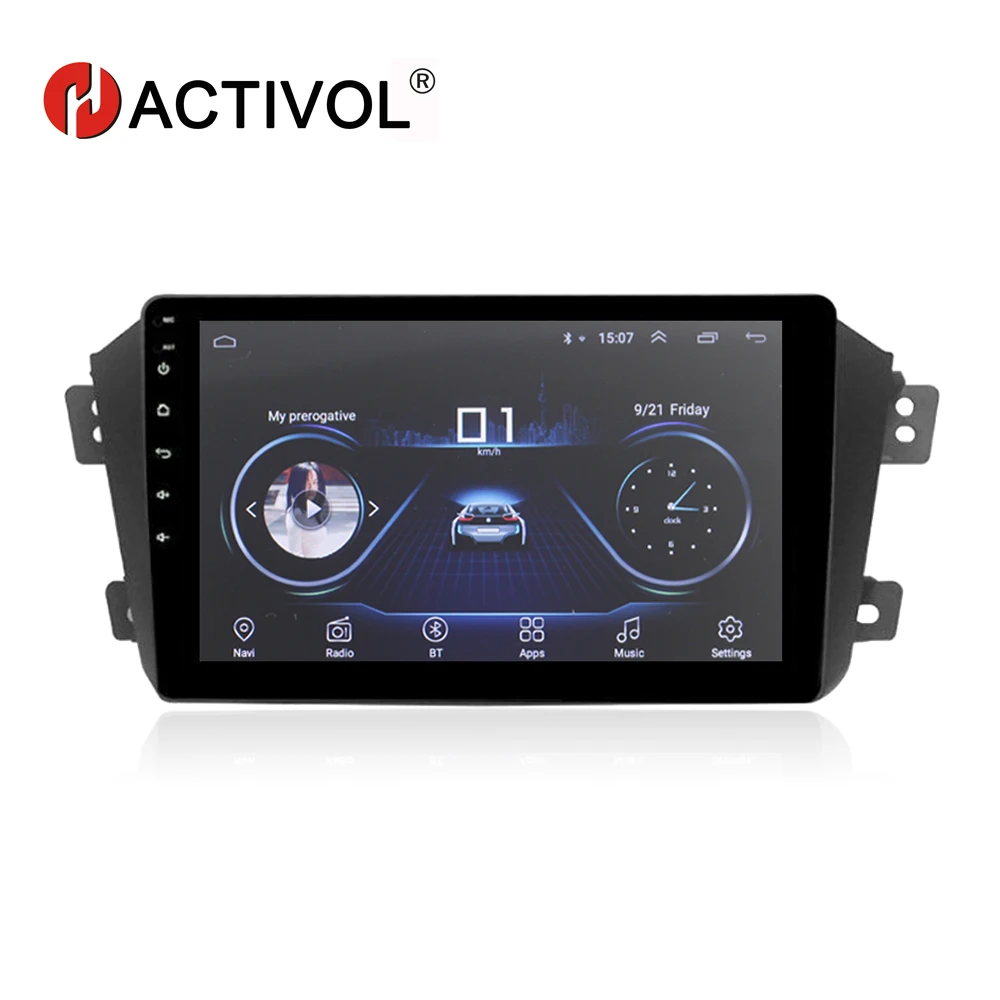 Best HACTIVOL 9" 2 din auto products android 8.1 car radio stereo for Geely GX7 2012-2014 Car DVD Player GPS navi with car Accessory 0